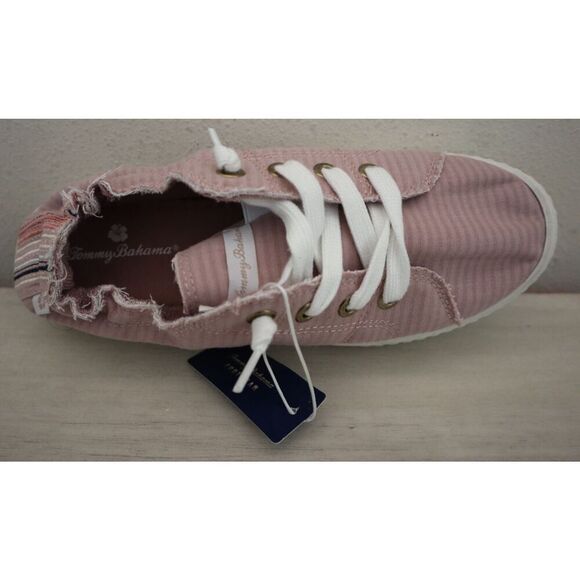 Tommy Bahama 424416 Women's Sz 9.5 Mauve Fabric Slip-On Casual Shoes - Picture 6 of 8